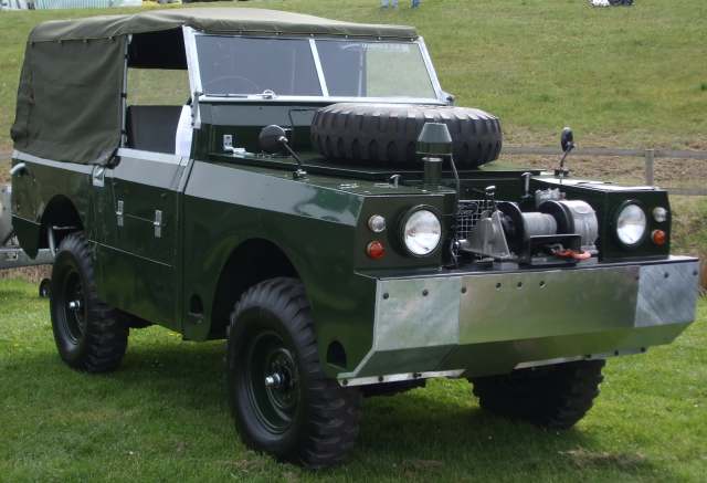 The OTAL amphibious Land Rover prototype preserved at the Dunsfold Collection