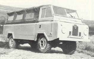 Santana 1300 Forward Control military truck, period photograph